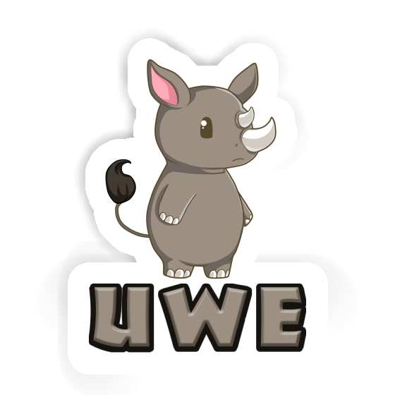 Uwe Sticker Nashorn Laptop Uwe Sticker Nashorn Laptop Image