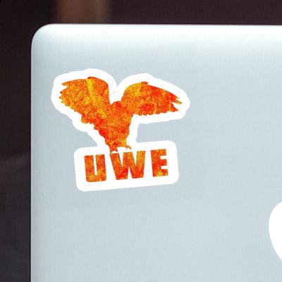 Hibou Autocollant Uwe Notebook Hibou Autocollant Uwe Gift package Image
