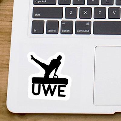 Gymnaste Autocollant Uwe Laptop Image