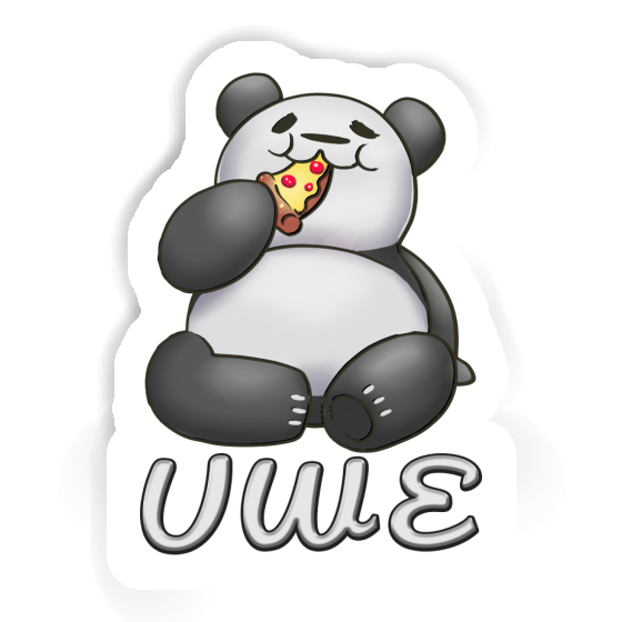 Sticker Pizza Panda Uwe Image