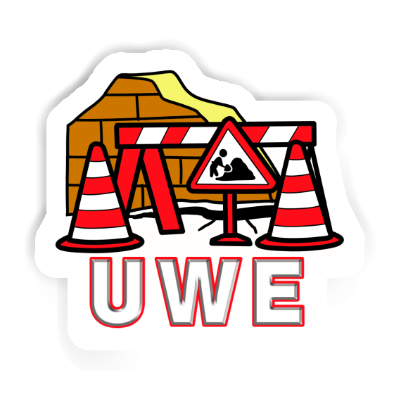Baustelle Sticker Uwe Notebook Baustelle Sticker Uwe Gift package Image