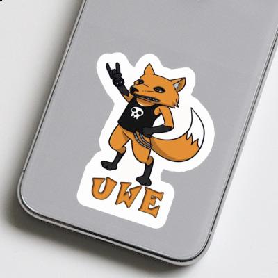 Renard Autocollant Uwe Notebook Renard Autocollant Uwe Notebook Image