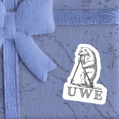 Uwe Sticker Skier Notebook Uwe Sticker Skier Gift package Image