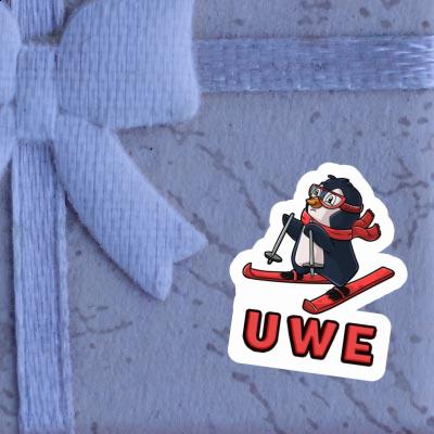 Sticker Uwe Skier Image