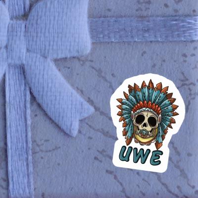 Bébé tête de mort Autocollant Uwe Notebook Bébé tête de mort Autocollant Uwe Gift package Image