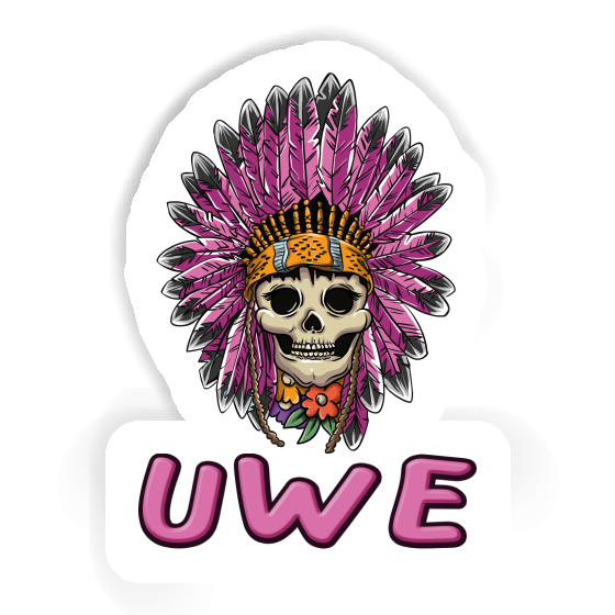 Frauen Totenkopf Sticker Uwe Laptop Frauen Totenkopf Sticker Uwe Laptop Image