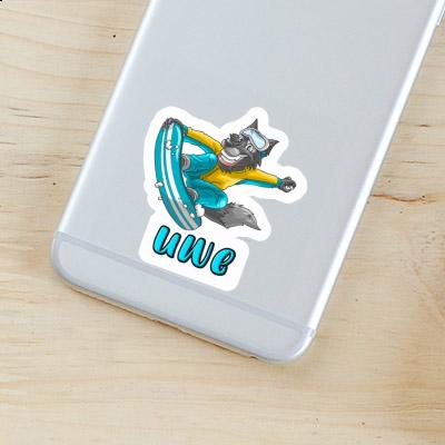 Autocollant Uwe Snowboardeur Notebook Autocollant Uwe Snowboardeur Gift package Image