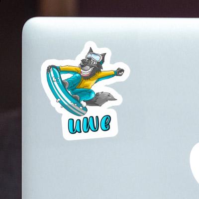 Autocollant Uwe Snowboardeur Notebook Autocollant Uwe Snowboardeur Gift package Image