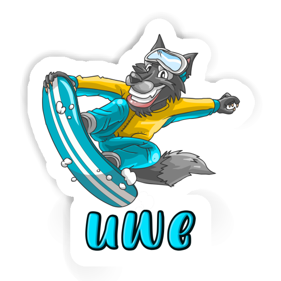 Autocollant Uwe Snowboardeur Notebook Autocollant Uwe Snowboardeur Notebook Image