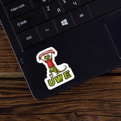 Sticker Uwe Eidechse Notebook Sticker Uwe Eidechse Notebook Image