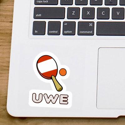 Raquette de ping-pong Autocollant Uwe Notebook Raquette de ping-pong Autocollant Uwe Gift package Image