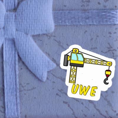 Uwe Autocollant Grue à tour Gift package Image