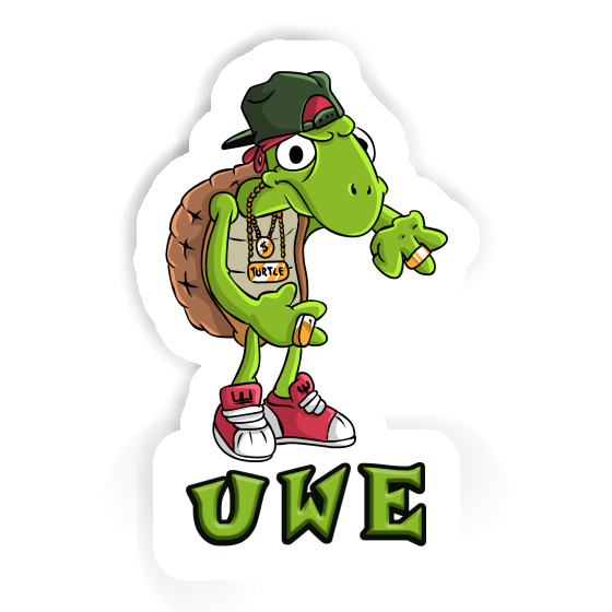 Sticker Uwe Turtle Notebook Image