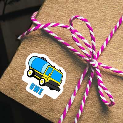 Uwe Sticker Water Truck Notebook Uwe Sticker Water Truck Gift package Image