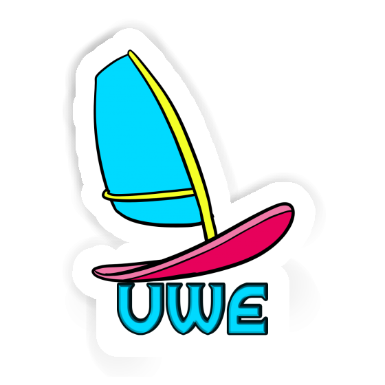 Autocollant Uwe Planche de windsurf Laptop Image