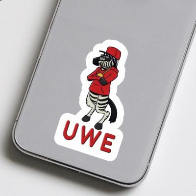 Autocollant Uwe Zebra Notebook Autocollant Uwe Zebra Gift package Image