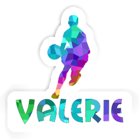 Joueur de basket-ball Autocollant Valerie Image
