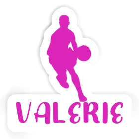Joueur de basket-ball Autocollant Valerie Image