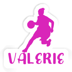Valerie Autocollant Joueuse de basket-ball Image