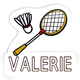 Autocollant Valerie Raquette de badminton Image