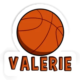 Valerie Autocollant Ballon de basketball Image