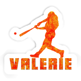 Valerie Sticker Baseballspieler Image