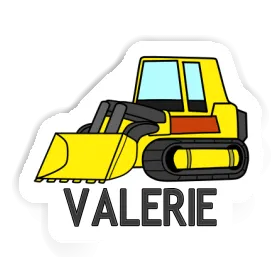 Aufkleber Raupenlader Valerie Image