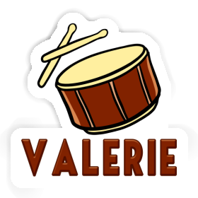 Valerie Autocollant Tambour Image