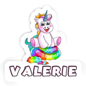 Autocollant Valerie Bébé licorne Image