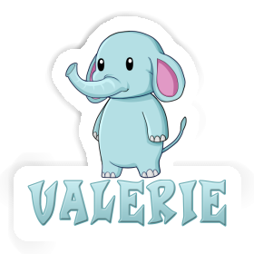 Sticker Elephant Valerie Image
