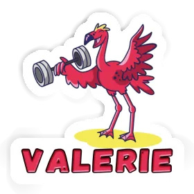 Autocollant Flamant rose Valerie Image