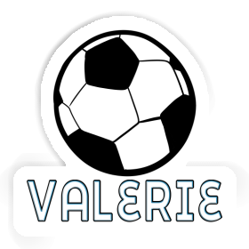 Autocollant Valerie Ballon de foot Image