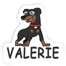Valerie Aufkleber Pinscher Image