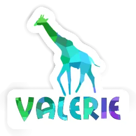 Valerie Sticker Giraffe Image