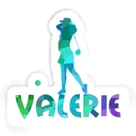 Golfer Sticker Valerie Image
