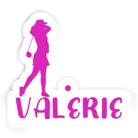 Sticker Golfer Valerie Image