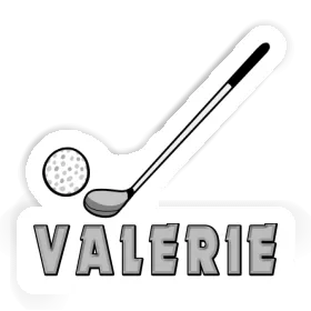 Aufkleber Golfschläger Valerie Image