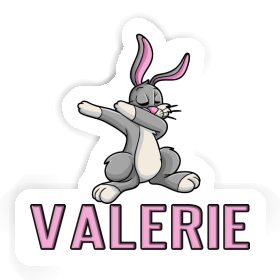 Dabbing Hare Sticker Valerie Image