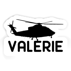 Hélicoptère Autocollant Valerie Image