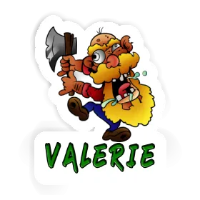 Aufkleber Holzfäller Valerie Image