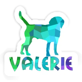 Aufkleber Hund Valerie Image