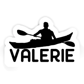 Aufkleber Kajakfahrer Valerie Image