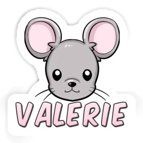 Valerie Autocollant Tête de souris Image