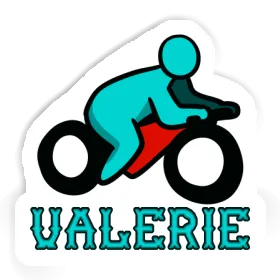 Valerie Aufkleber Motorradfahrer Image