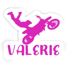 Valerie Sticker Motocross-Fahrer Image