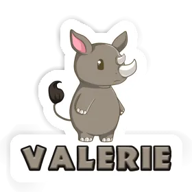 Autocollant Rhinocéros Valerie Image