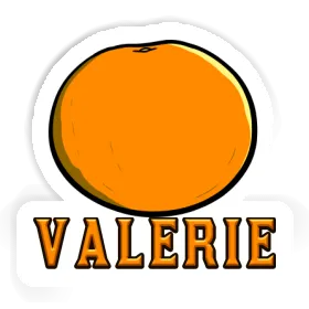 Aufkleber Orange Valerie Image