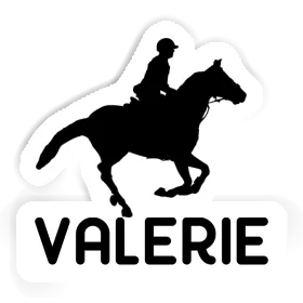 Valerie Sticker Horse Rider Image