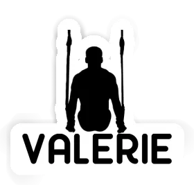Gymnaste aux anneaux Autocollant Valerie Image