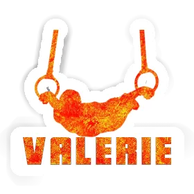 Valerie Autocollant Gymnaste aux anneaux Image